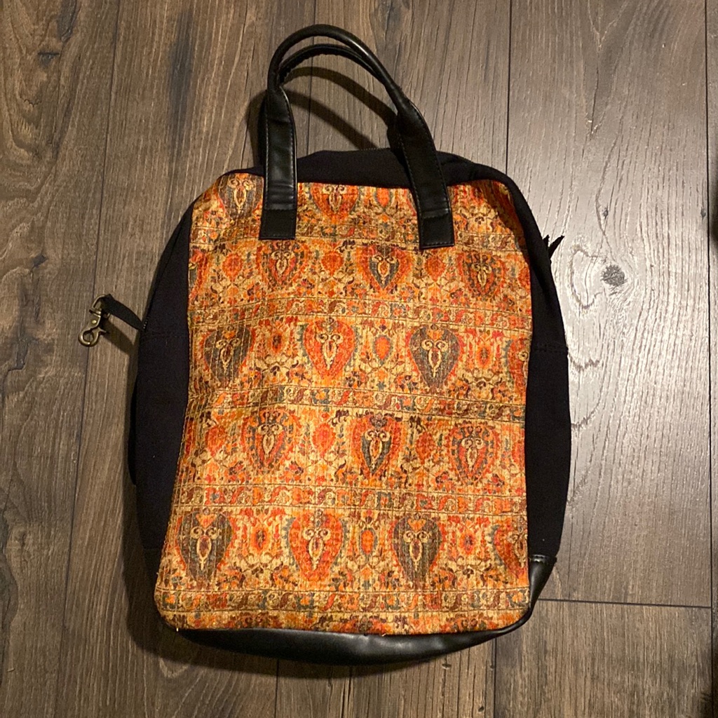 Printed Backpack